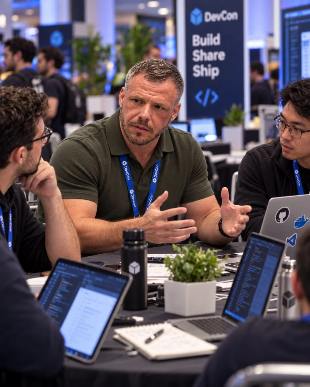 Ben Parker leading a hands-on workshop with engineers